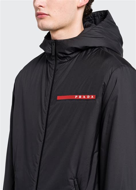 prada sport hooded jacket